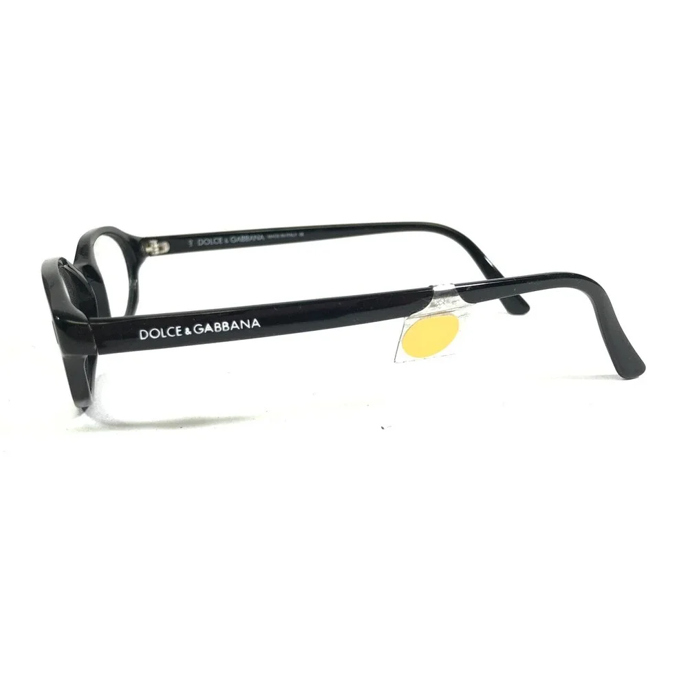 Dolce & Gabbana Petite Eyeglasses Frames DG 521 B5 Shiny Black Round 47-17-140
